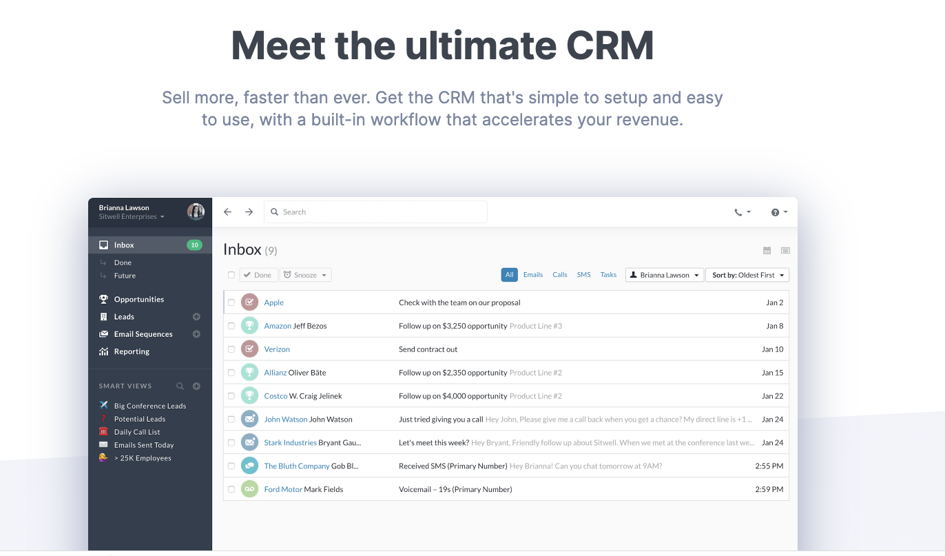 close crm bitwide